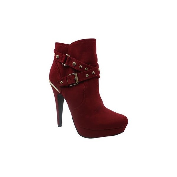 Guess Womens Deeka Fabric Almond Toe Mid-Calf - Picture 2 of 6